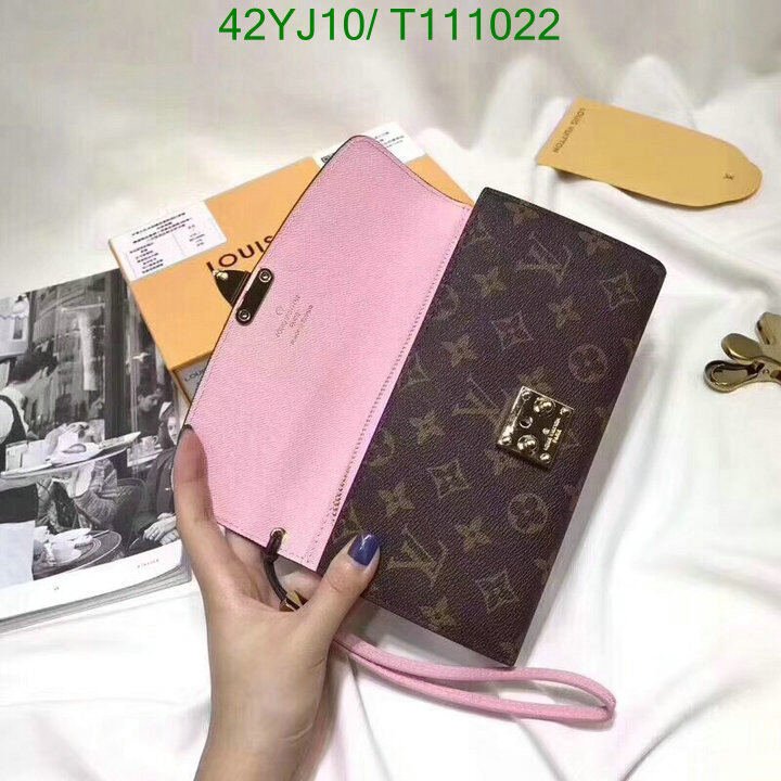 LV Bags-(4A)-Wallet-,Code : T111022,$ 55USD