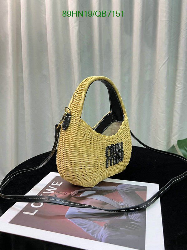 Miu Miu Bag-(4A)-Diagonal- Code: QB7151 $ 116USD