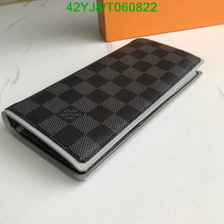 LV Bags-(4A)-Wallet-,Code: T060822,$ 55USD