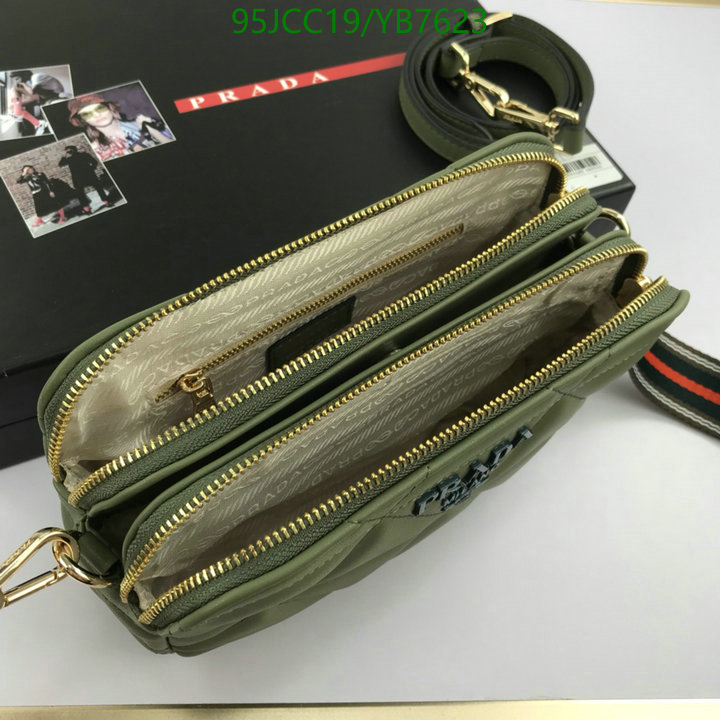 Prada Bag-(4A)-Diagonal-,Code: YB7623,$ 124USD