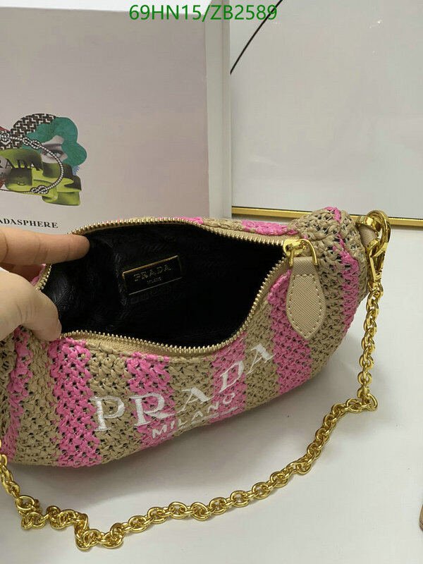 Prada Bag-(4A)-Re-Edition 2005,Code: ZB2589,$ 90USD