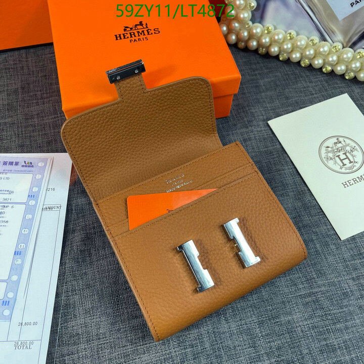 Hermes Bag-(4A)-Wallet-,Code: LT4872,$ 77USD