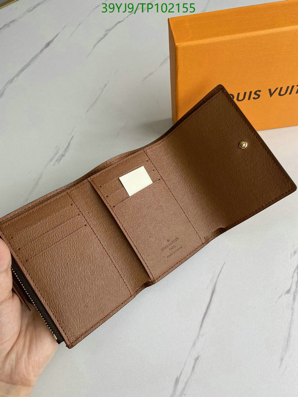 LV Bags-(4A)-Wallet-,Code: TP102155,$ 51USD