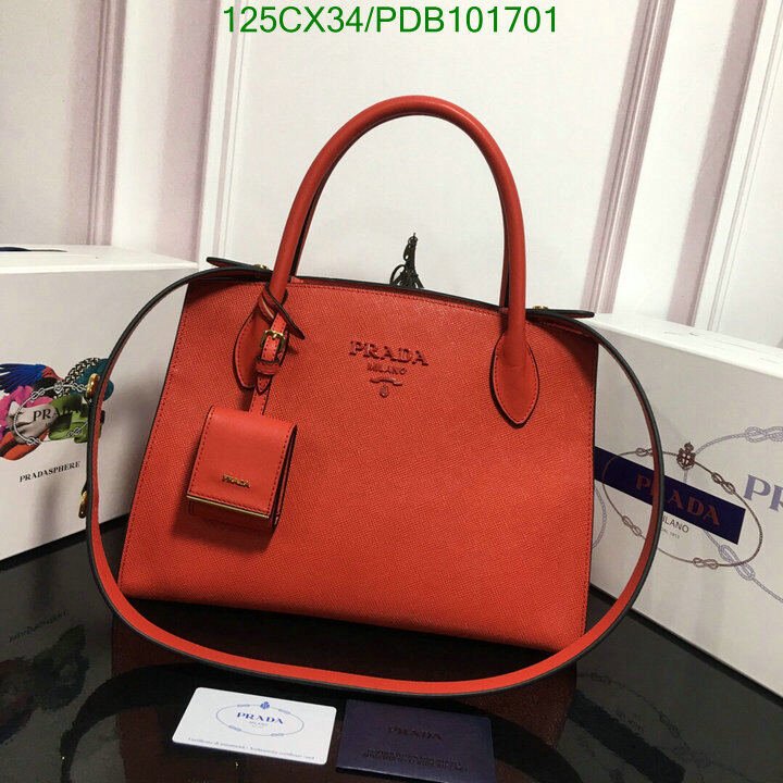 Prada Bag-(4A)-Handbag-,Code: PDB101701,$ 163USD