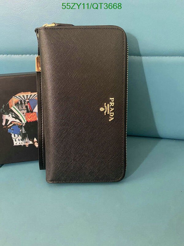 Prada Bag-(4A)-Wallet- Code: QT3668 $ 72USD