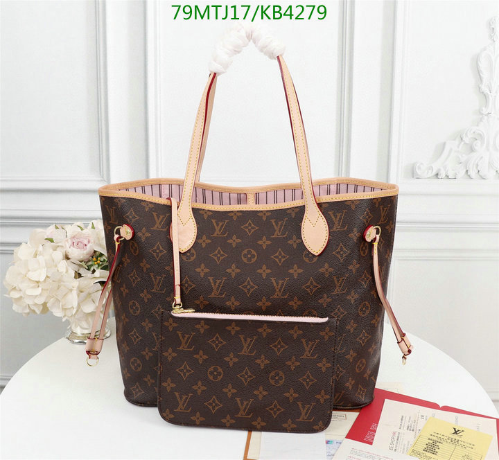 LV Bags-(4A)-Neverfull-,Code: KB4279,$ 103USD