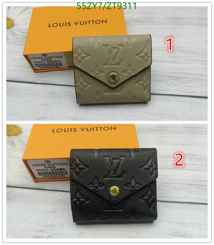 LV Bags-(4A)-Wallet-,Code: ZT9311,$ 72USD