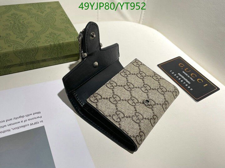 Gucci Bag-(4A)-Wallet-,Code: YT952,$ 64USD