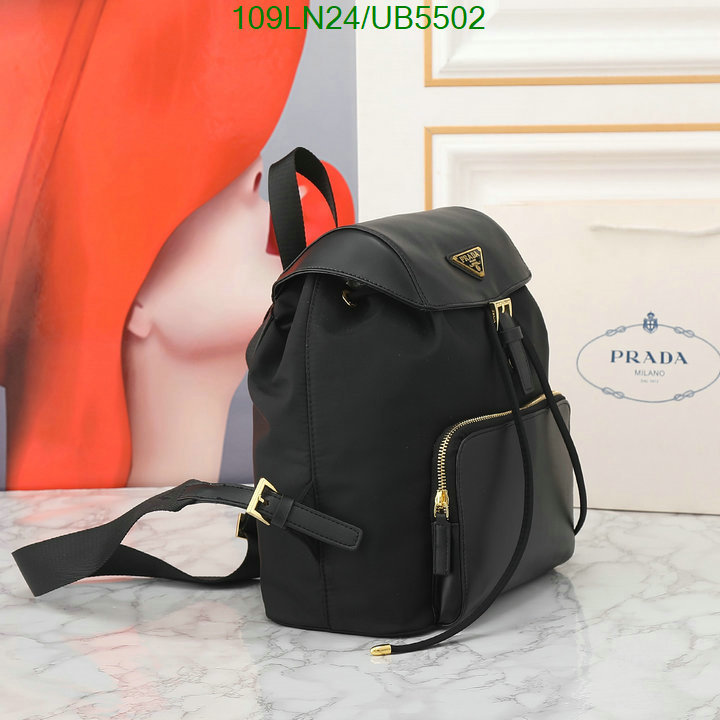 Prada Bag-(4A)-Backpack- Code: UB5502 $ 142USD