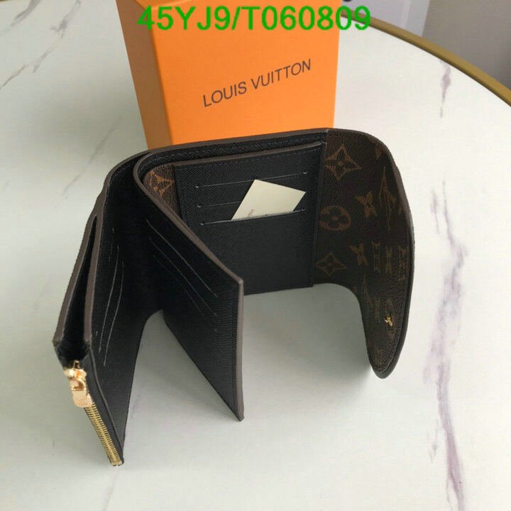 LV Bags-(4A)-Wallet-,Code: T060809,$ 59USD