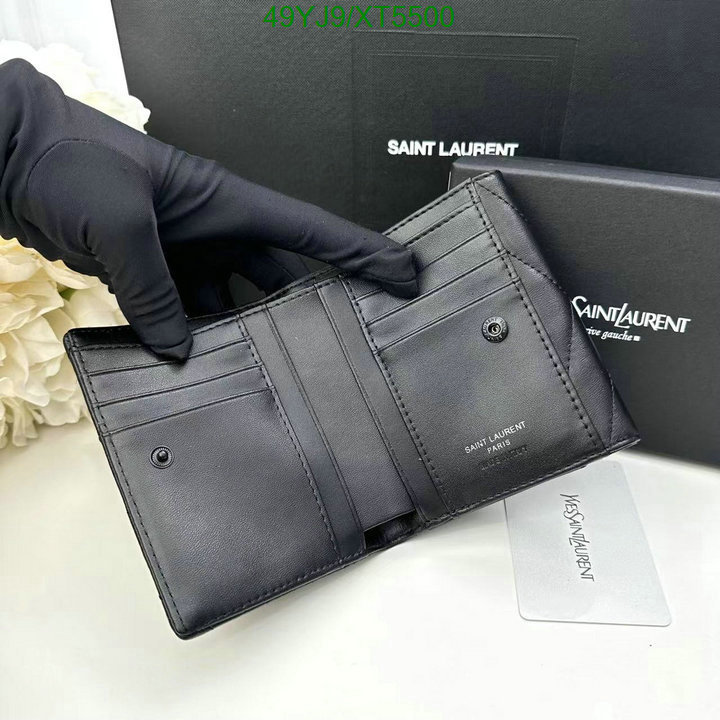 YSL Bag-(4A)-Wallet-,Code: XT5500,$ 64USD