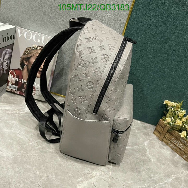 LV Bag-(4A)-Backpack- Code: QB3183 $ 137USD