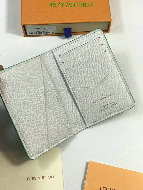 LV Bag-(4A)-Wallet- Code: QT3634 $ 59USD