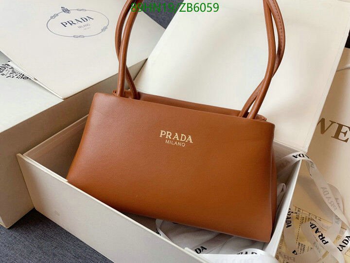 Prada Bag-(4A)-Handbag-,Code: ZB6059,$ 116USD