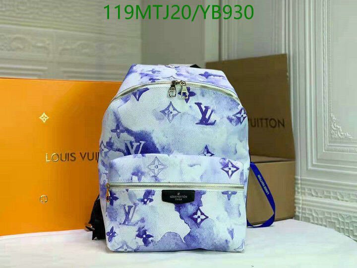 LV Bags-(4A)-Backpack-,Code: YB930,$ 155USD