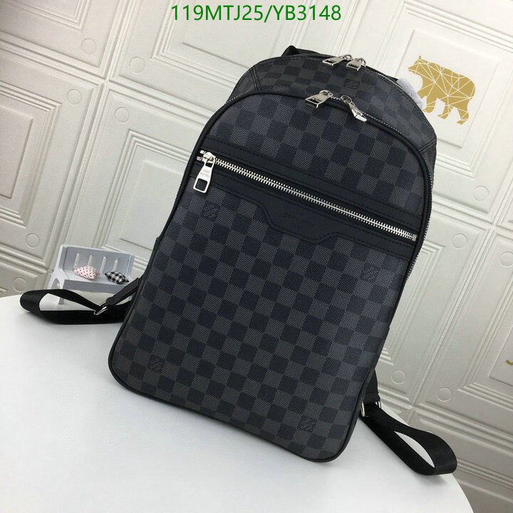 LV Bags-(4A)-Backpack-,Code: YB3148,$ 155USD