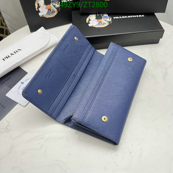 Prada Bag-(4A)-Wallet-,Code: ZT2800,$ 64USD