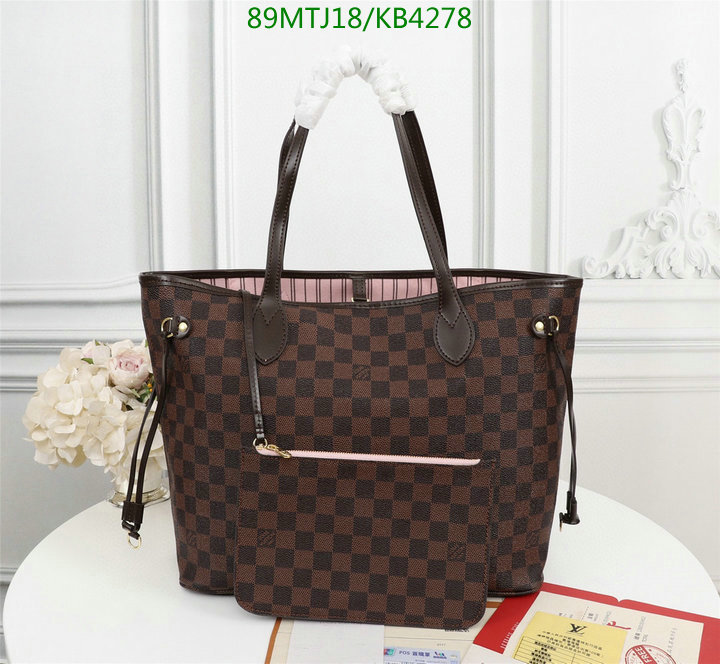 LV Bags-(4A)-Neverfull-,Code: KB4278,$ 116USD