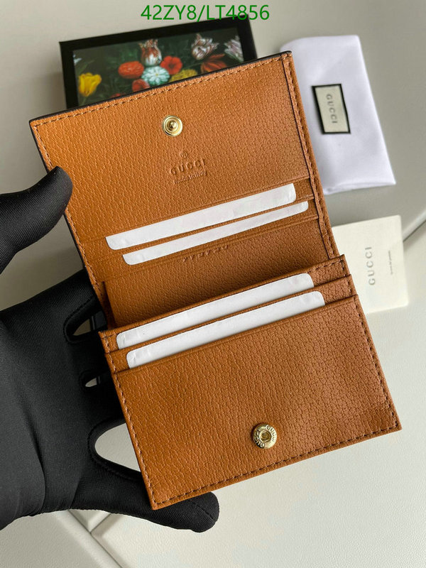 Gucci Bag-(4A)-Wallet-,Code: LT4856,$ 55USD