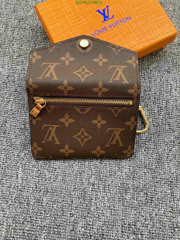 LV Bags-(4A)-Wallet-,Code: LT4873,$ 46USD