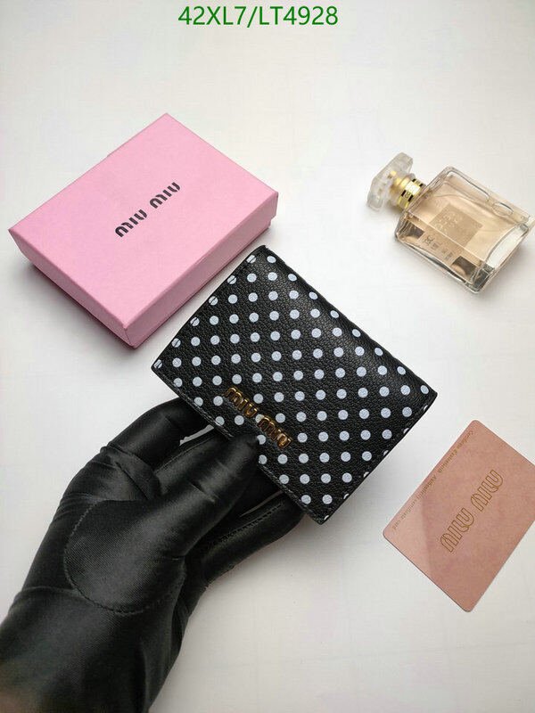 Miu Miu Bag-(4A)-Wallet-,Code: LT4928,$ 55USD