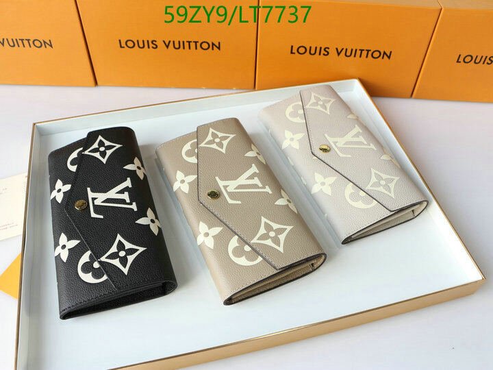 LV Bags-(4A)-Wallet-,Code: LT7737,$ 77USD