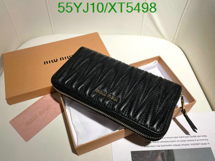 Miu Miu Bag-(4A)-Wallet-,Code: XT5498,$ 72USD