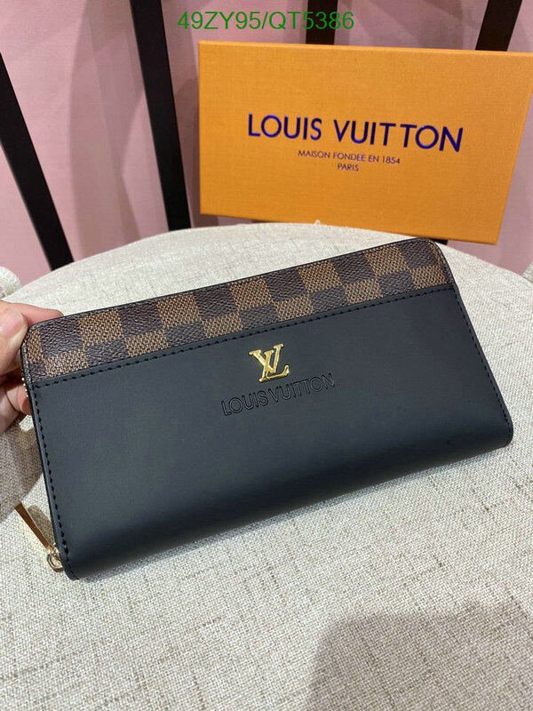 LV Bag-(4A)-Wallet- Code: QT5386 $ 64USD