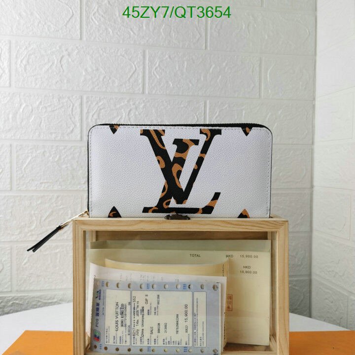 LV Bag-(4A)-Wallet- Code: QT3654 $ 59USD