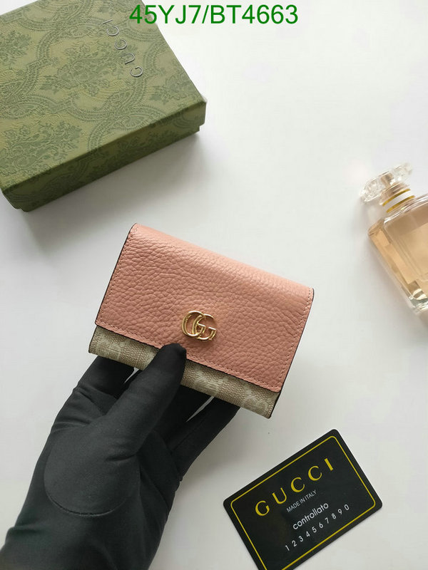 Gucci Bag-(4A)-Wallet- Code: BT4663 $ 59USD