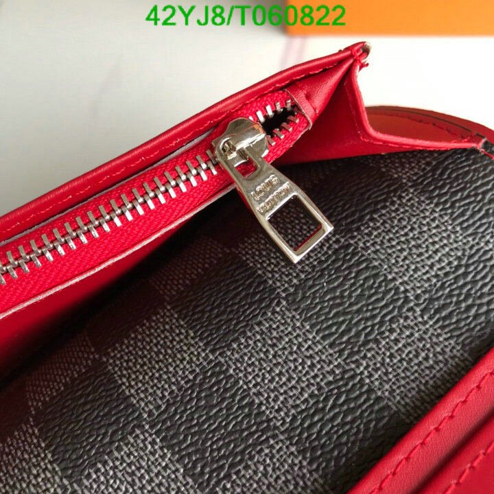 LV Bags-(4A)-Wallet-,Code: T060822,$ 55USD