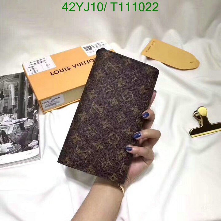 LV Bags-(4A)-Wallet-,Code : T111022,$ 55USD