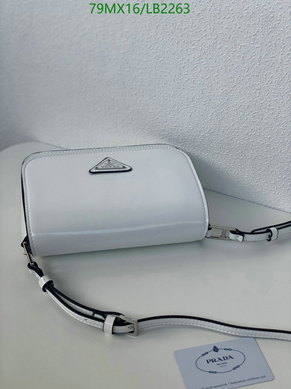 Prada Bag-(4A)-Diagonal-,Code: LB2263,$ 103USD