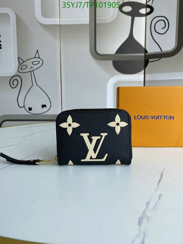 LV Bags-(4A)-Wallet-,Code: TP101905,$ 46USD