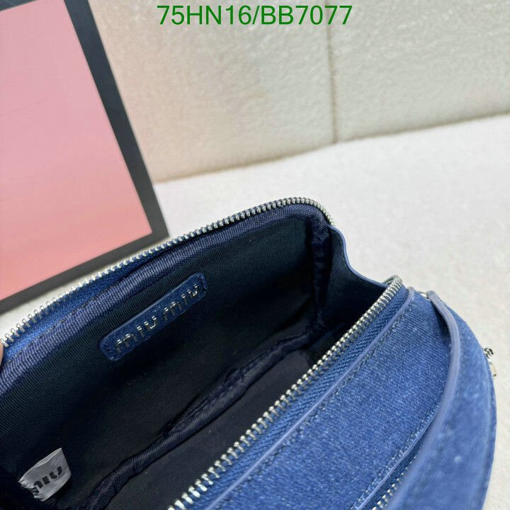 Miu Miu Bag-(4A)-Crossbody- Code: BB7077 $ 98USD