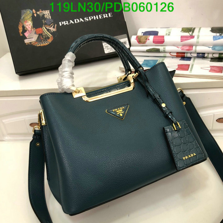 Prada Bag-(4A)-Handbag-,Code:PDB060126,$ 155USD