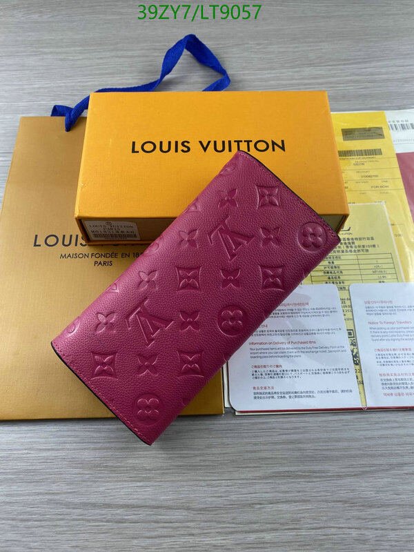 LV Bags-(4A)-Wallet-,Code: LT9057,$ 51USD