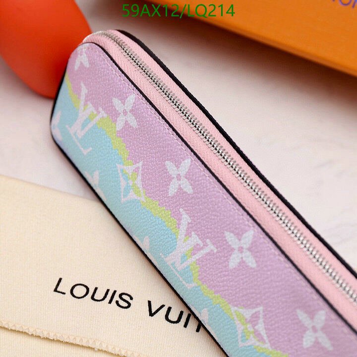 LV Bags-(4A)-Wallet-,Code: LQ214,$ 77USD