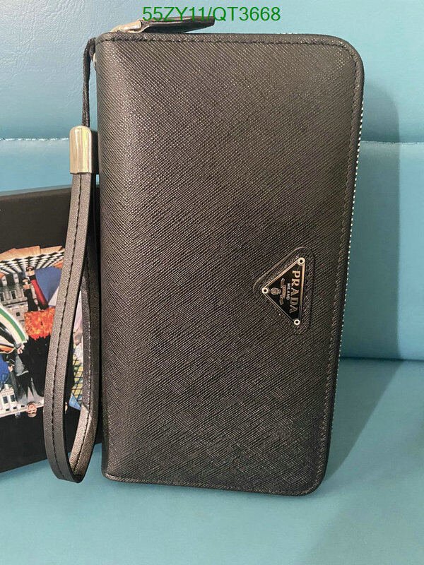 Prada Bag-(4A)-Wallet- Code: QT3668 $ 72USD