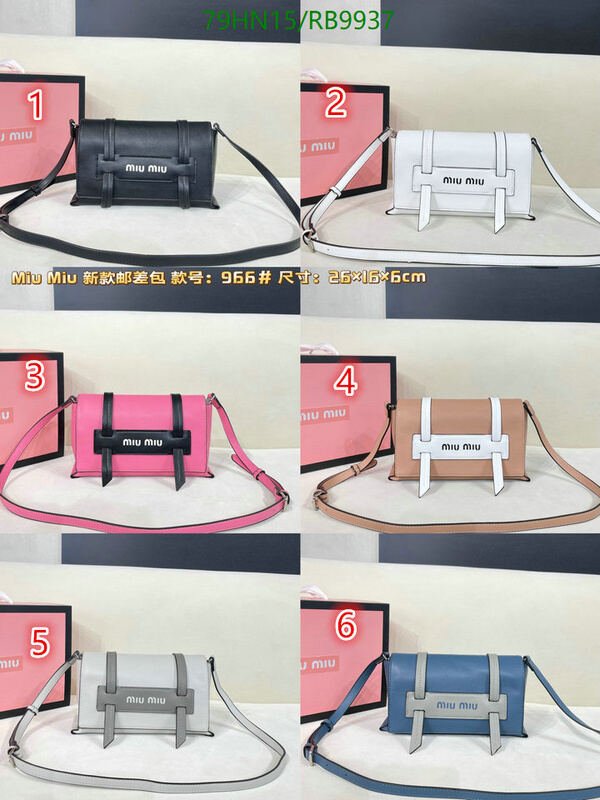 Miu Miu Bag-(4A)-Diagonal- Code: RB9937 $ 103USD