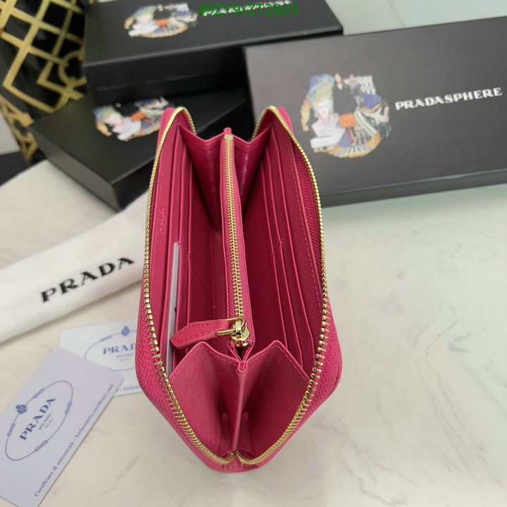 Prada Bag-(4A)-Wallet-,Code: ZT2803,$ 64USD