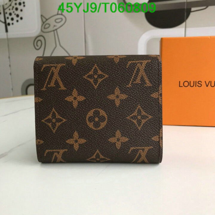 LV Bags-(4A)-Wallet-,Code: T060809,$ 59USD