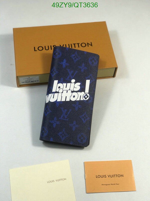 LV Bag-(4A)-Wallet- Code: QT3636 $ 64USD