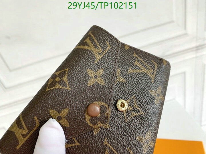 LV Bags-(4A)-Wallet-,Code: TP102151,$ 38USD