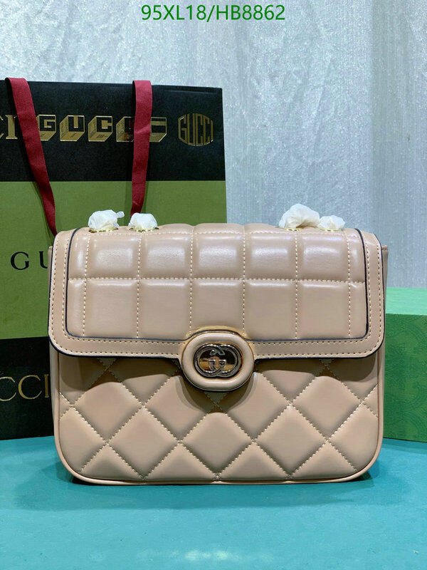 Gucci Bag-(4A)-Diagonal- Code: HB8862 $ 124USD