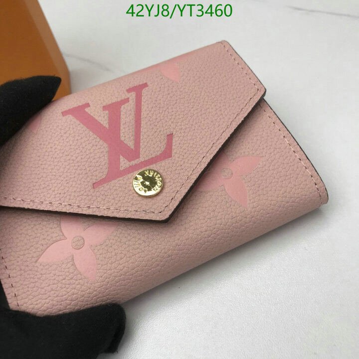 LV Bags-(4A)-Wallet-,Code: YT3460,$ 55USD