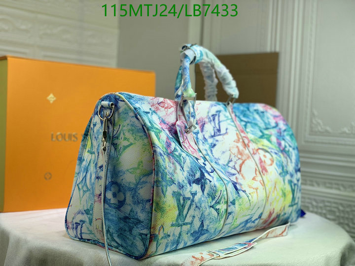LV Bags-(4A)-Keepall BandouliRe 45-50-,Code: LB7433,$ 150USD
