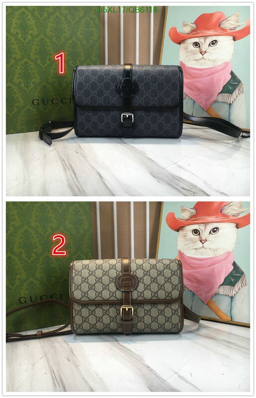 Gucci Bag-(4A)-Diagonal- Code: QB6118 $ 111USD
