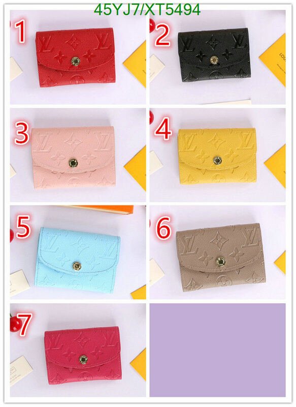 LV Bags-(4A)-Wallet-,Code: XT5494,$ 59USD