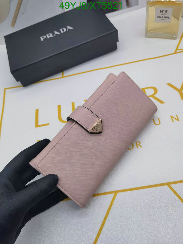 Prada Bag-(4A)-Wallet-,Code: XT5521,$ 64USD